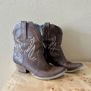 Very Volatile Calico Cowboy Boots